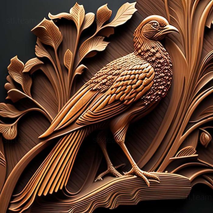 3D model pheasant (STL)